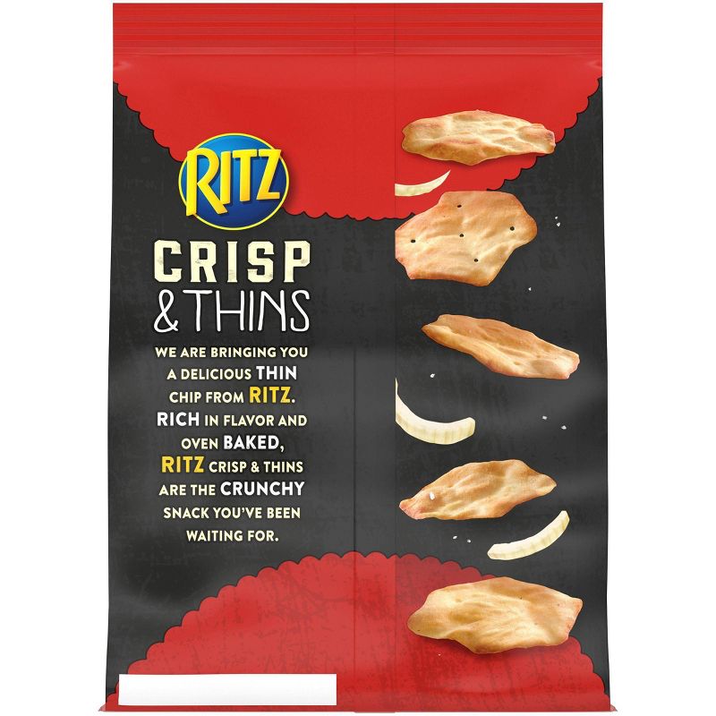 Ritz Crisp & Thins Sea Salt Potato And Wheat Chips - 7.1oz