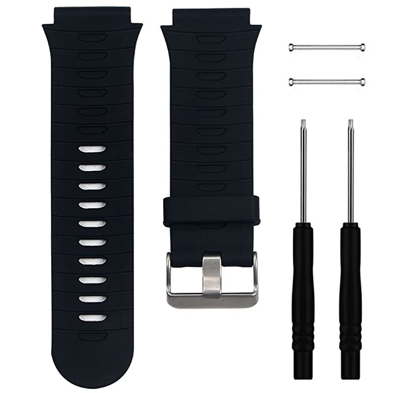 Band for Garmin Forerunner 920XT, Soft Silicone Replacement Watch Band Strap for Garmin Forerunner 920XT GPS Watch, Fits 5.9 inches-8.26 inches Wrist