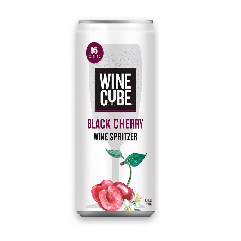 Black Cherry Wine Spritzer - 4pk/250ml Cans - Wine Cube™