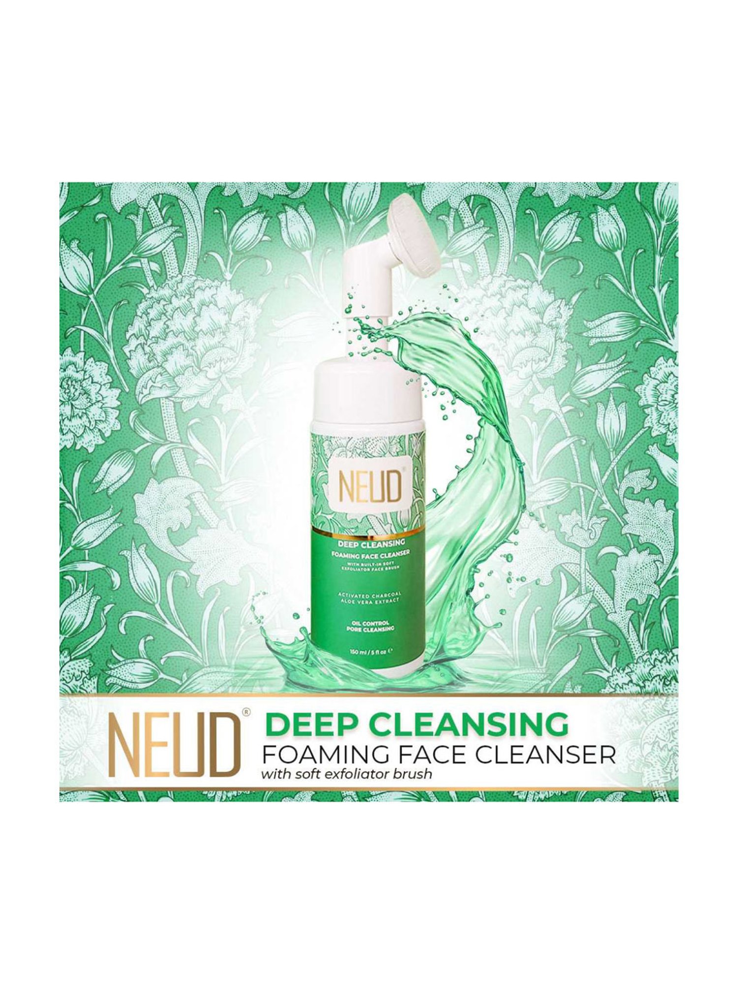 NEUD Deep Cleansing Foaming Face Cleanser - 150 ml (Pack of 1)