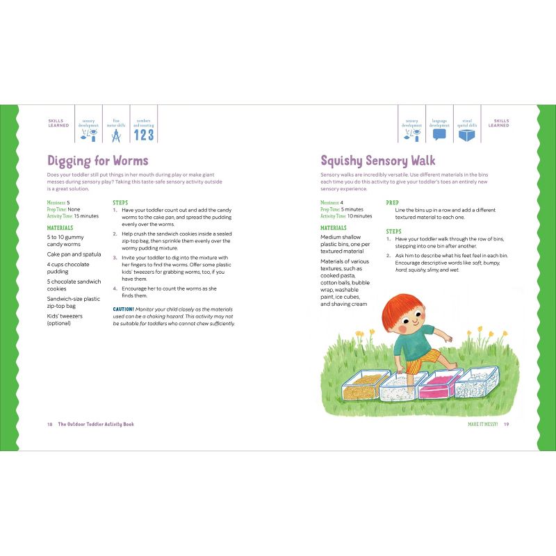 The Outdoor Toddler Activity Book - by Krissy Bonning-Gould (Paperback)