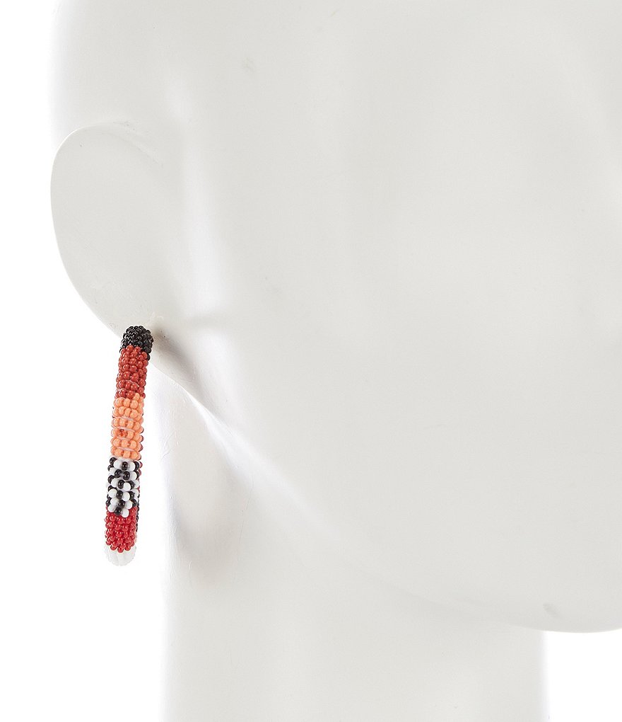 Anna & Ava Jenny Multi Beaded Hoop Earrings