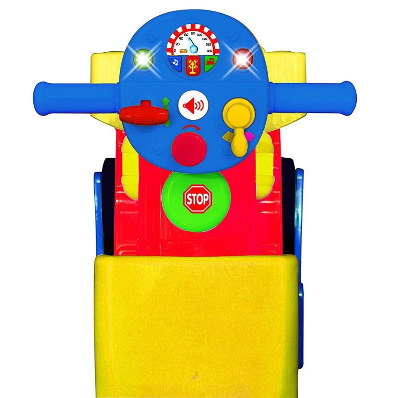 Kiddieland Disney Mickey Mouse Battery Powered Ride On Train w/ Tracks & Caboose