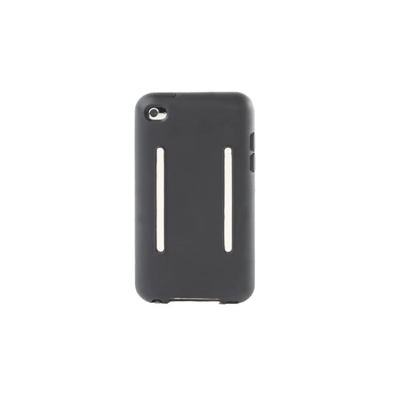 Tuneband for iPod touch 4th Generation (Model A1367, 8GB/16GB/32GB/64GB), 's Armband, Silicone Skin, and Screen Protector, BLACK