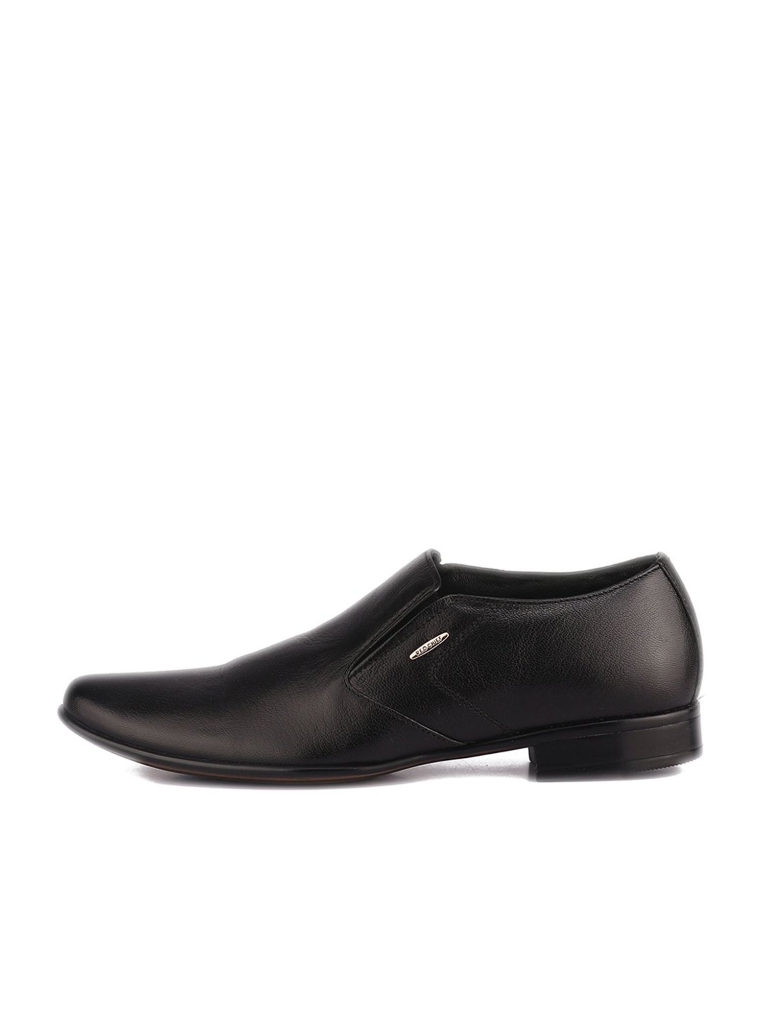 Red Chief Men's Black Formal Slip-Ons