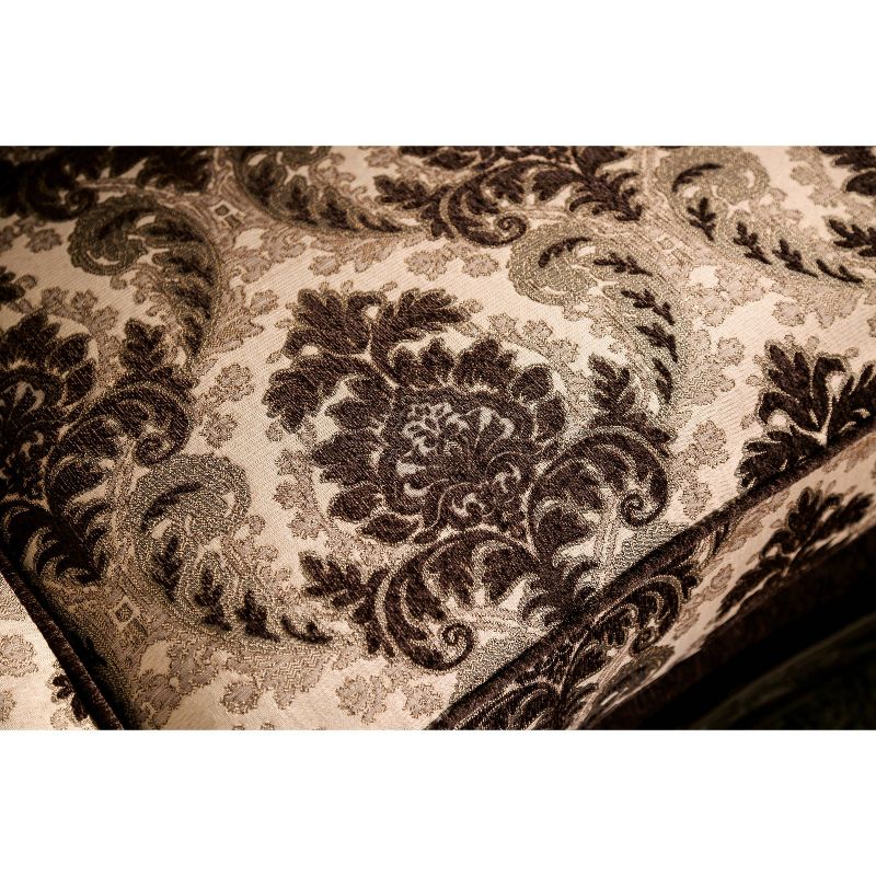 Druld Tufted Loveseat Tufted Leather Brown - Inspire Q