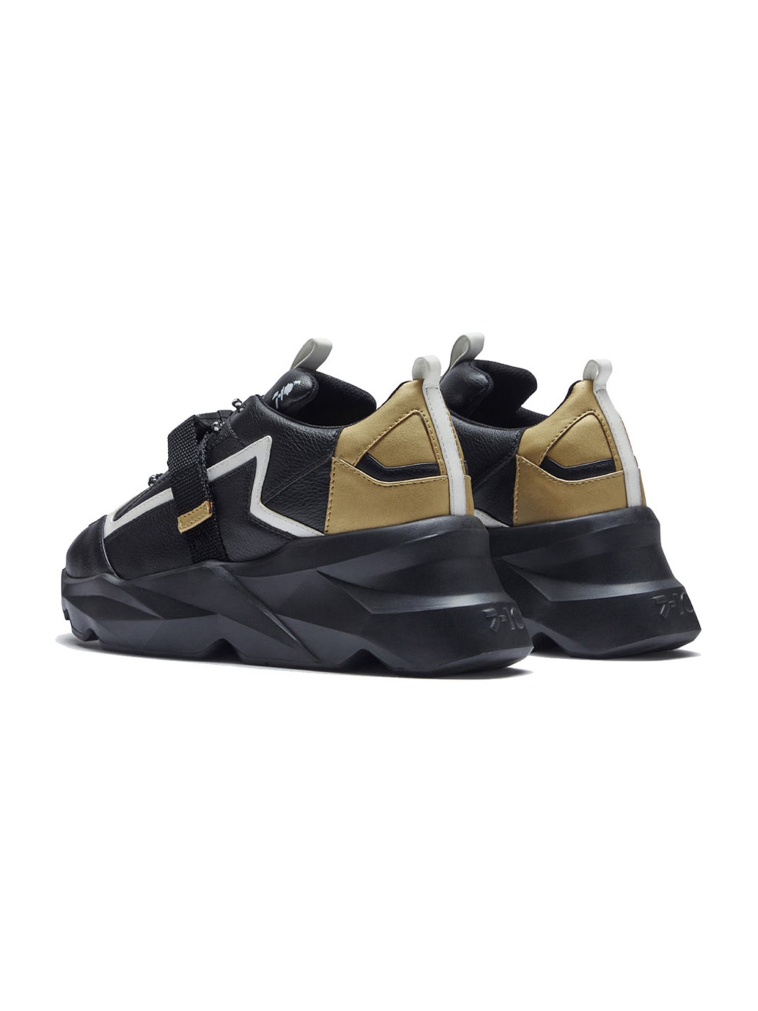 7-10 Women's Black & Gold Elevate Street Sneakers
