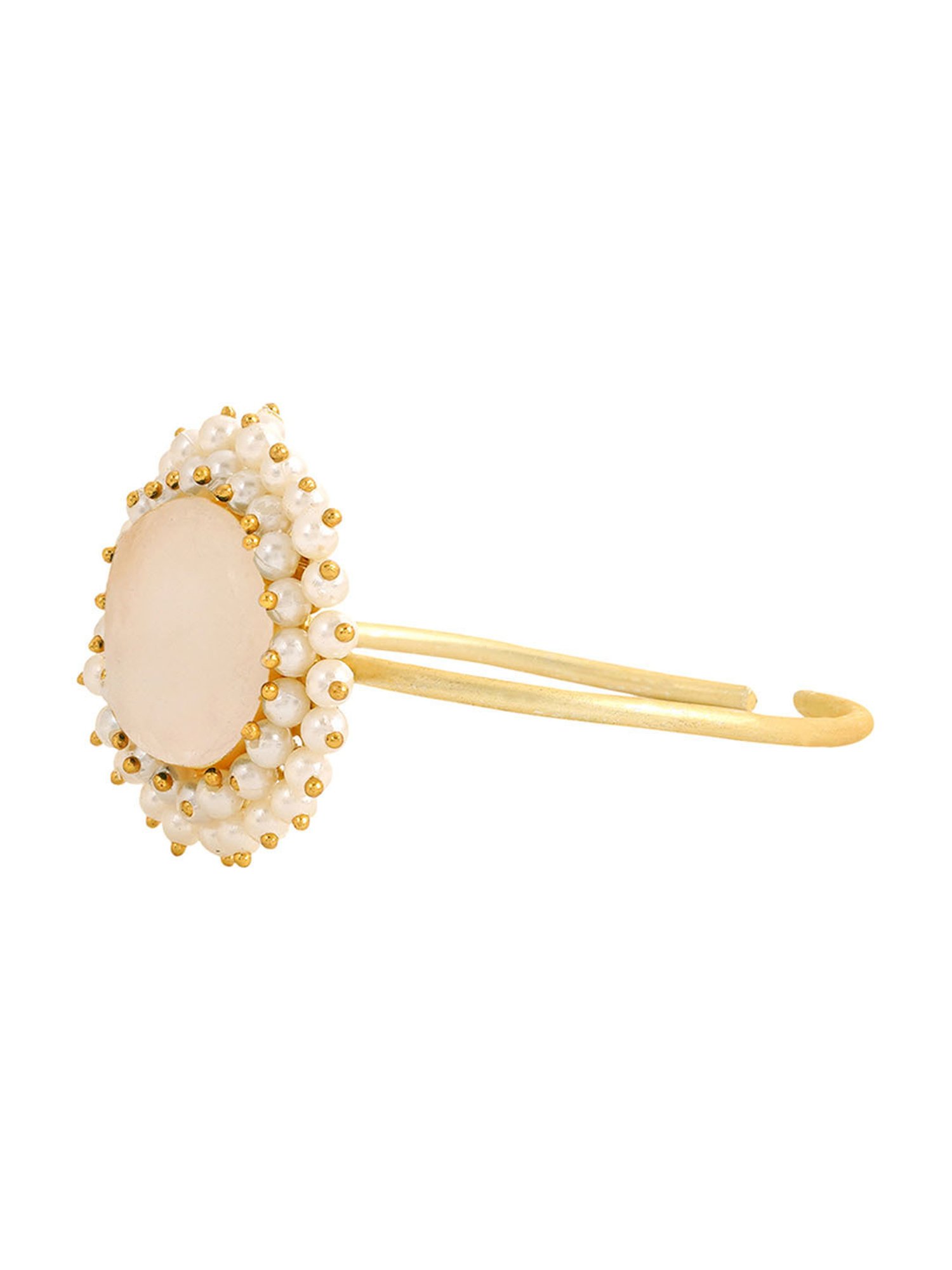 Teejh Aasita Light Pink Studded Pearl Bracelet