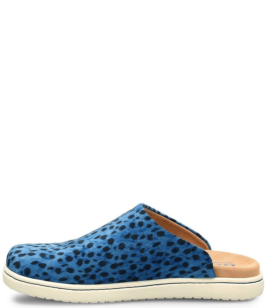 Born Zen Cheetah Print Fabric Mule Slides