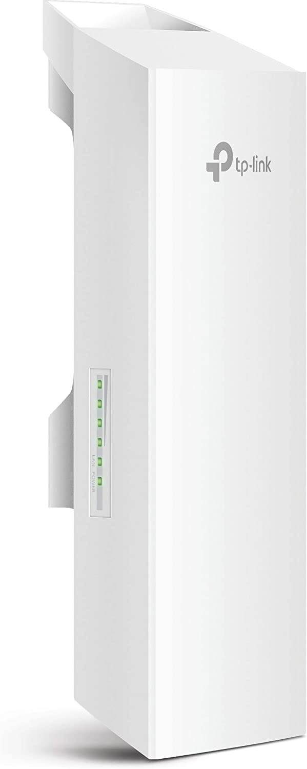 TP-Link 2.4GHz N300 Long Range Outdoor CPE for PtP and PtMP Transmission | Point to Point Wireless Bridge | 9dBi 5km+ | Passive PoE Powered w/ Free PoE Injector | Pharos Control (CPE210)