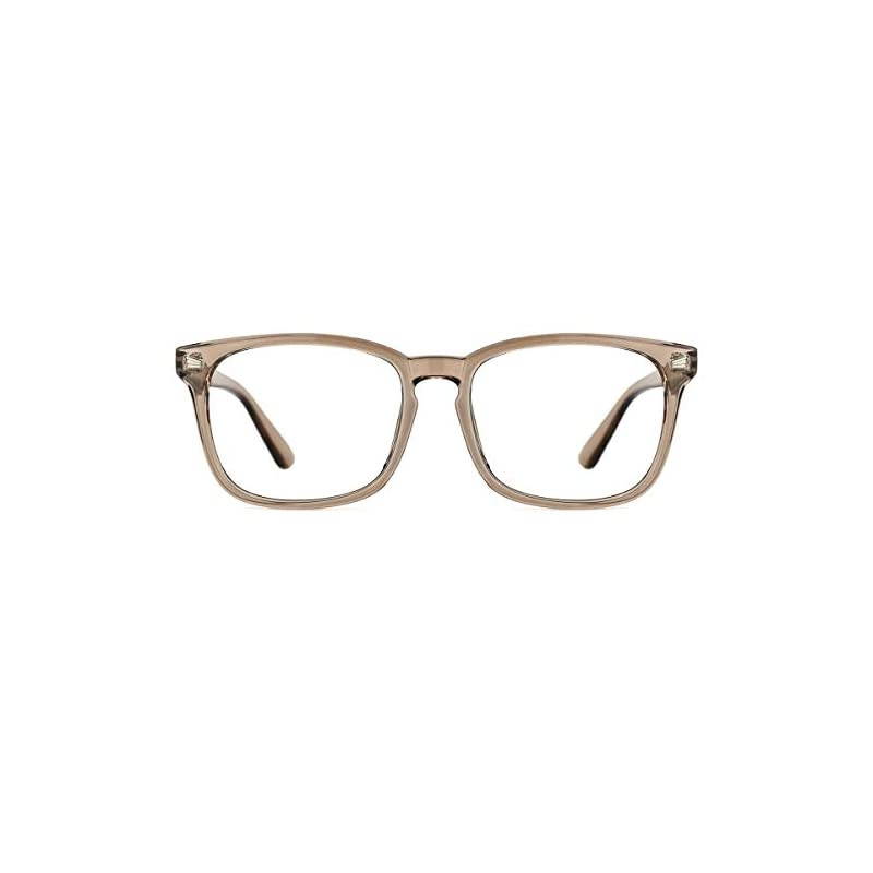 Blue Light Blocking Glasses for Women Men Clear Frame Square Nerd Eyeglasses Anti Blue Ray Computer Screen Glasses