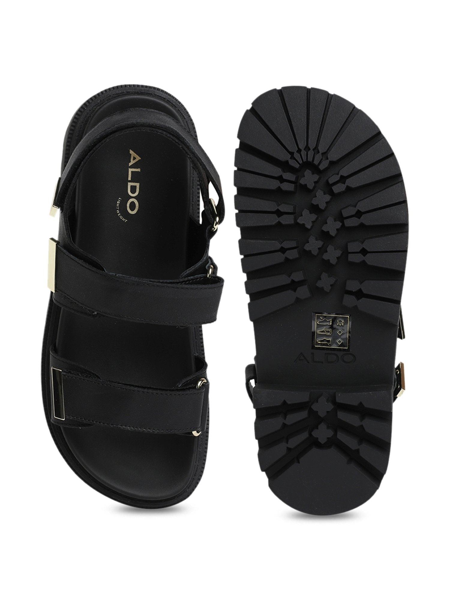 Aldo Women's Black Back Strap Sandals