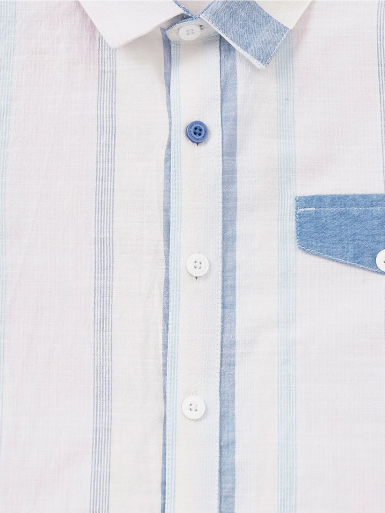 Edheads Kids Multicolor Cotton Striped Full Sleeves Shirt