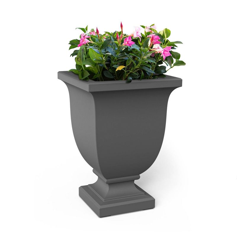 26" Augusta Tall Planter Graphite Gray - Mayne