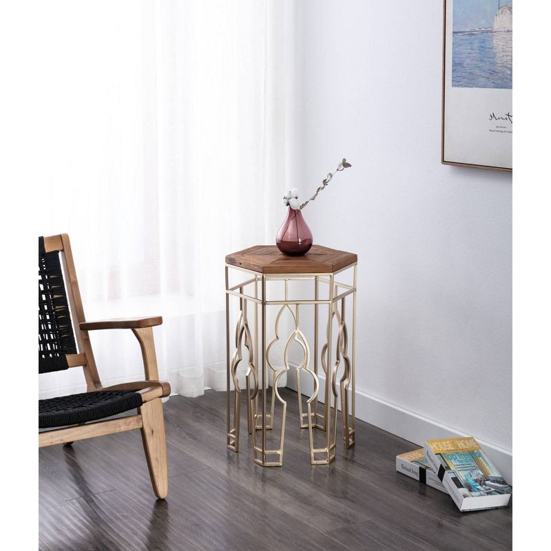 Genevieve Nesting Tables Gold/Natural - Boraam