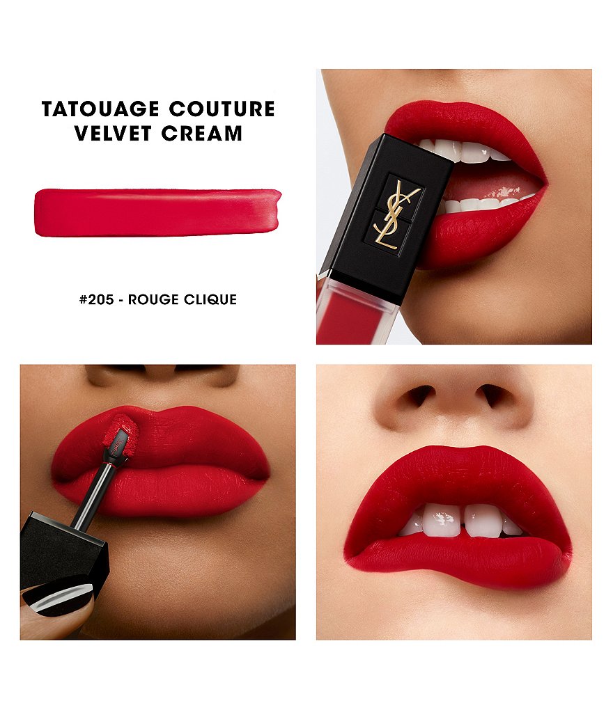 Yves Saint Laurent Beaute Tatouage Couture Velvet Cream Liquid Lipstick