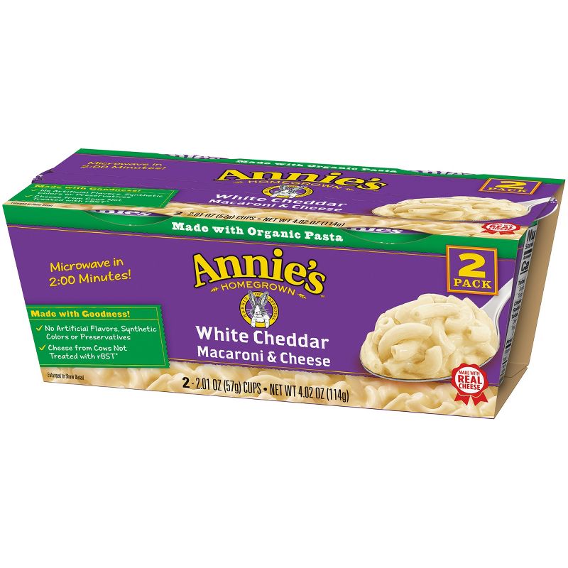 Annie's White Cheddar Macaroni & Cheese 2oz -2 ct