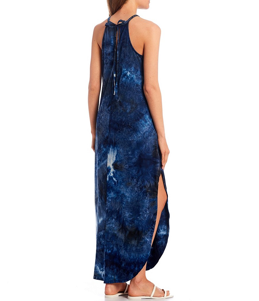 Stilletto's Tie-Dye High Neck Maxi Dress