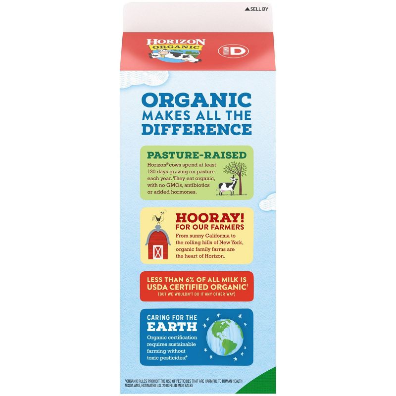Horizon Organic Whole Milk - 0.5gal