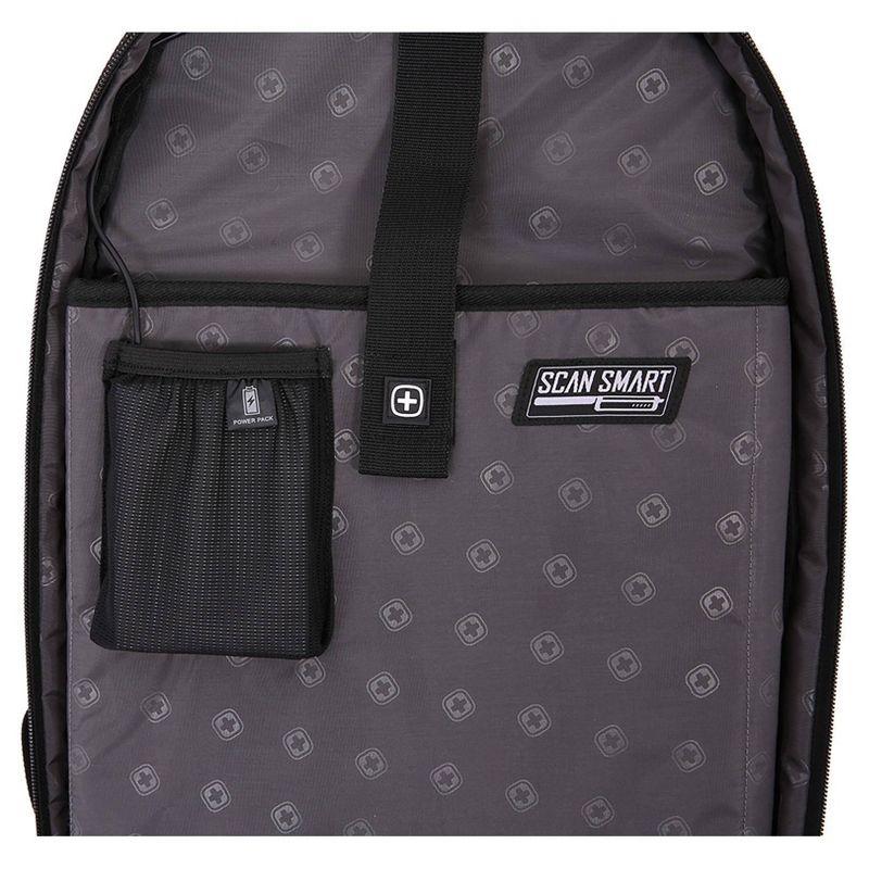SWISSGEAR 18.5" Scan Smart TSA Laptop and USB Power Plug Backpack - Black
