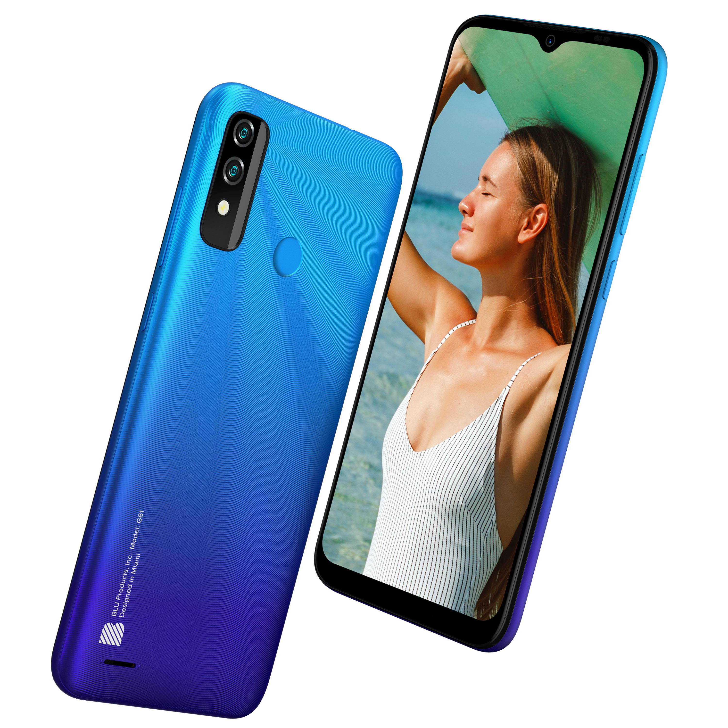 BLU G61 G0450WW 64GB Dual Sim GSM Unlocked Android Smartphone - Gradient Green