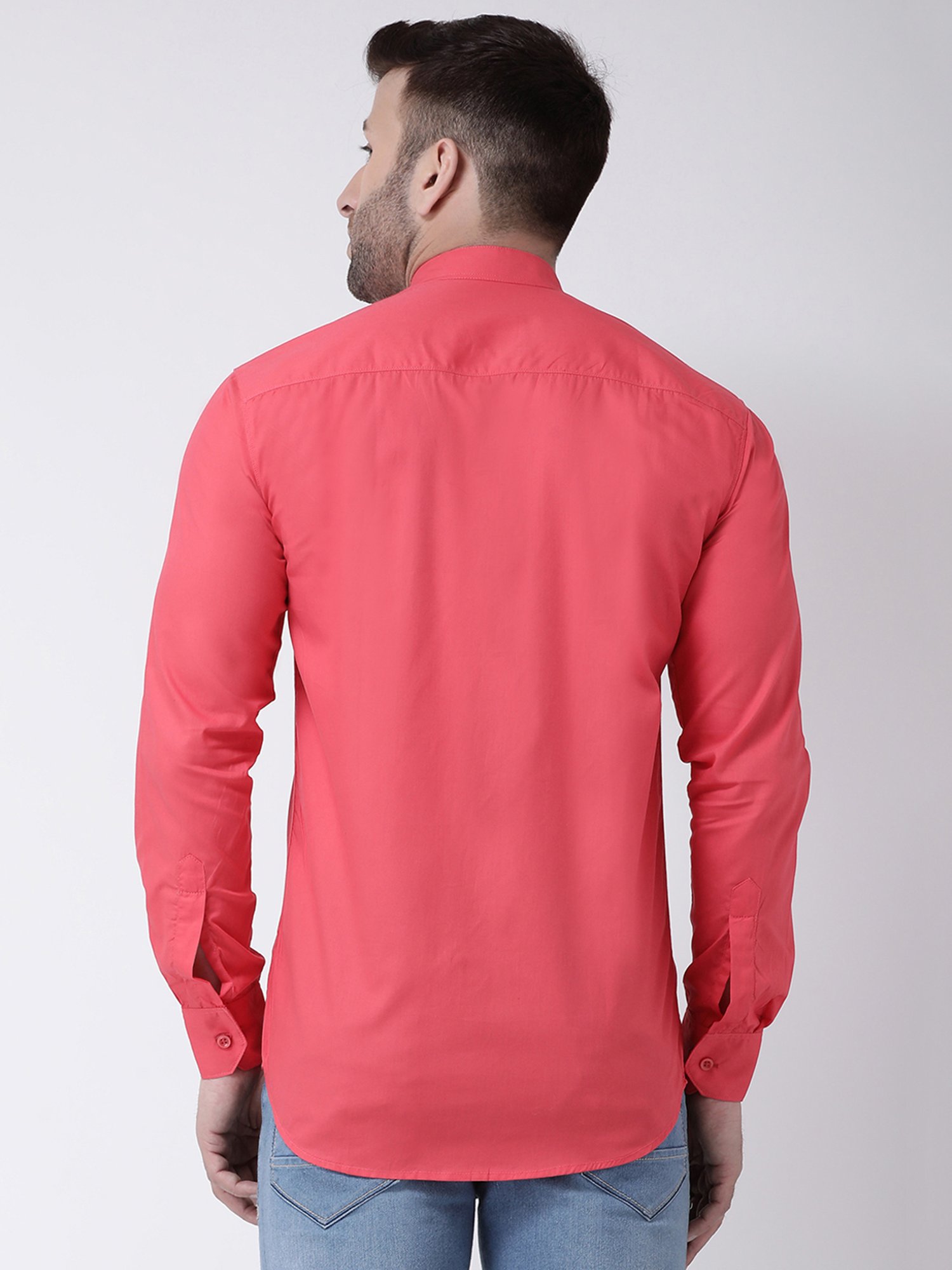 Hangup Plus Red Slim Fit Pure Cotton Shirt