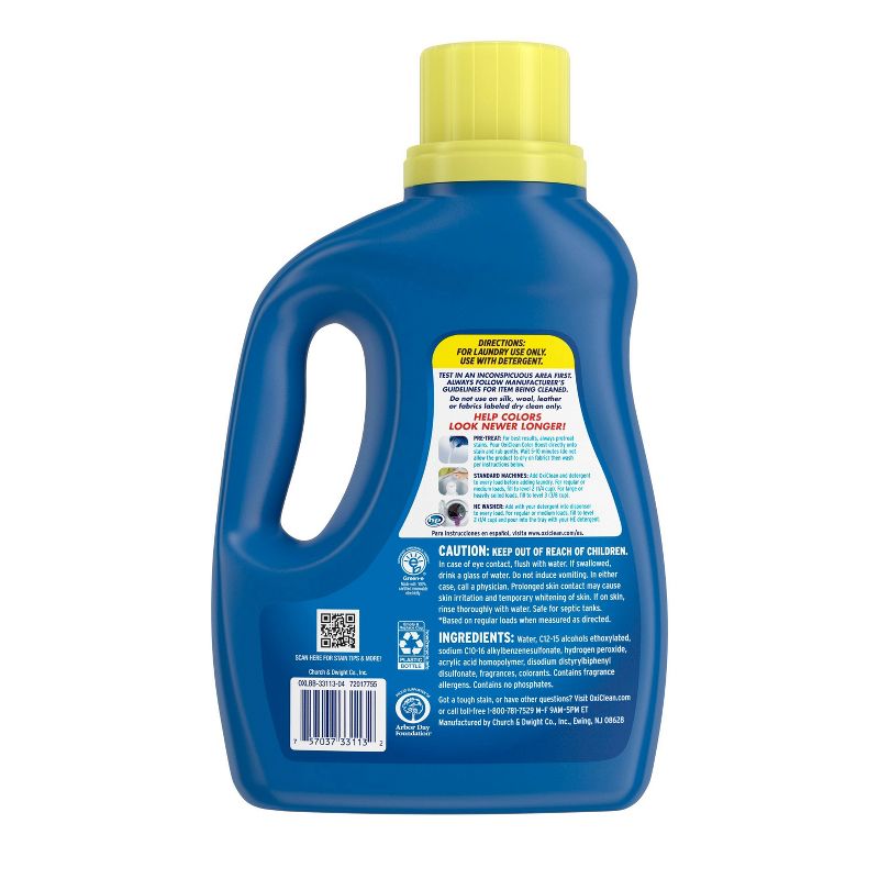 OxiClean Color Boost Color Brightener plus Stain Remover Liquid Fresh Scent - 66 fl oz