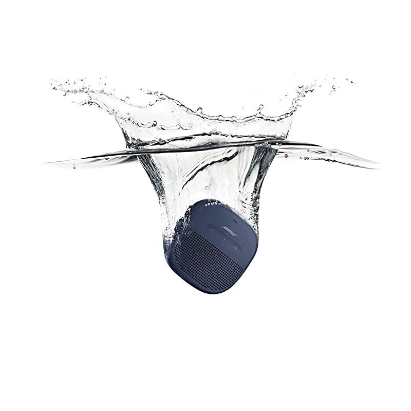 SoundLink Micro: Small Portable Bluetooth Speaker (Waterproof), Midnight Blue