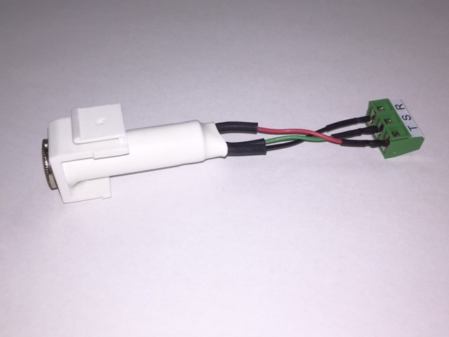 Certicable Hospital Nurse Call Outlet 1/4" inch Audio Stereo Keystone Jack Female To Screw Terminal