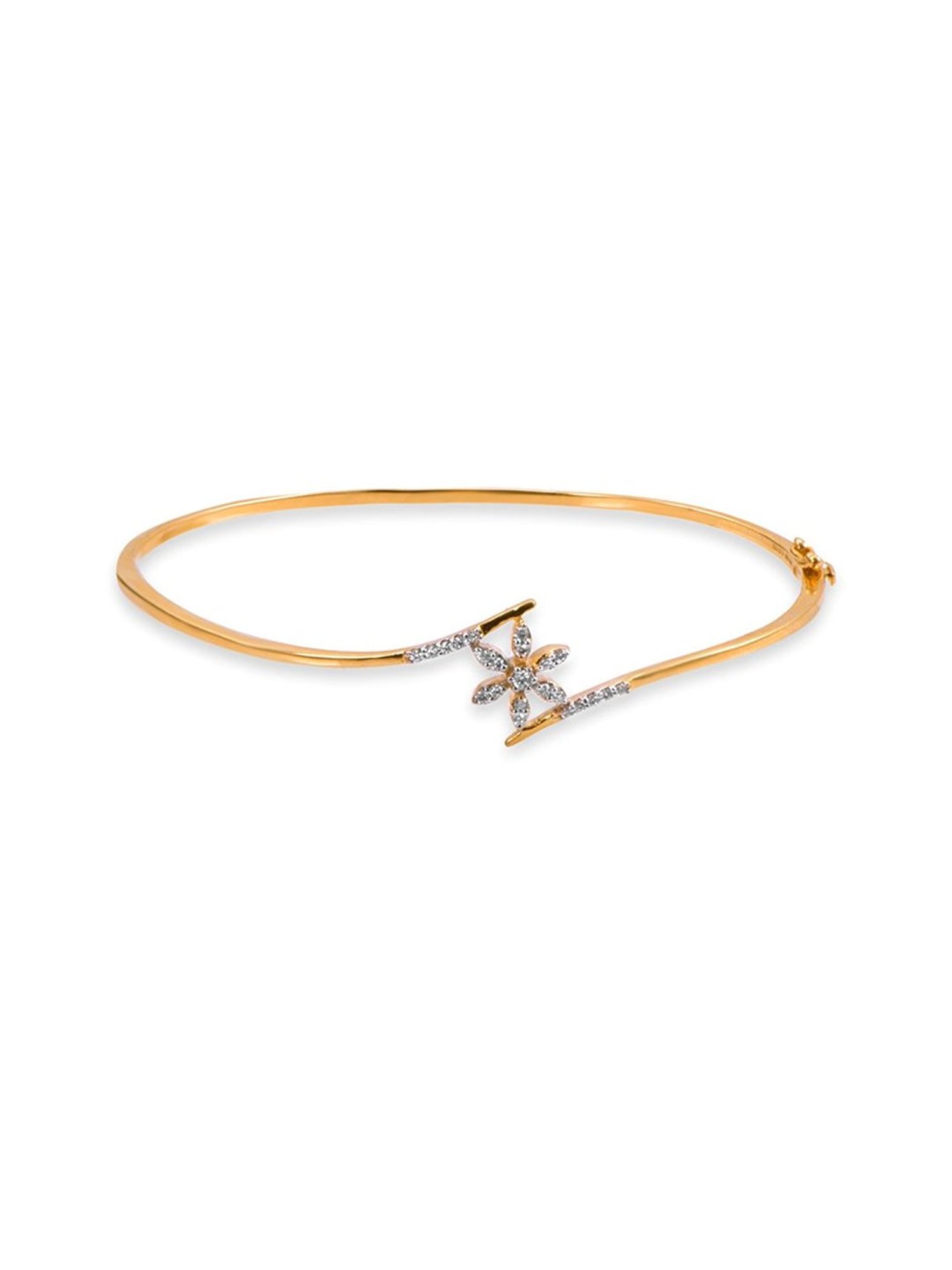 Mia by Tanishq Cupid Charm 14k Gold & Diamond Bracelet for Women