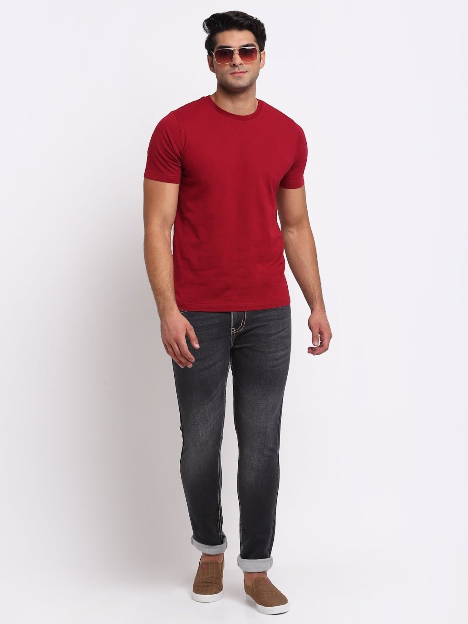 Louis Stitch Roasted Grey Slim Fit Jeans