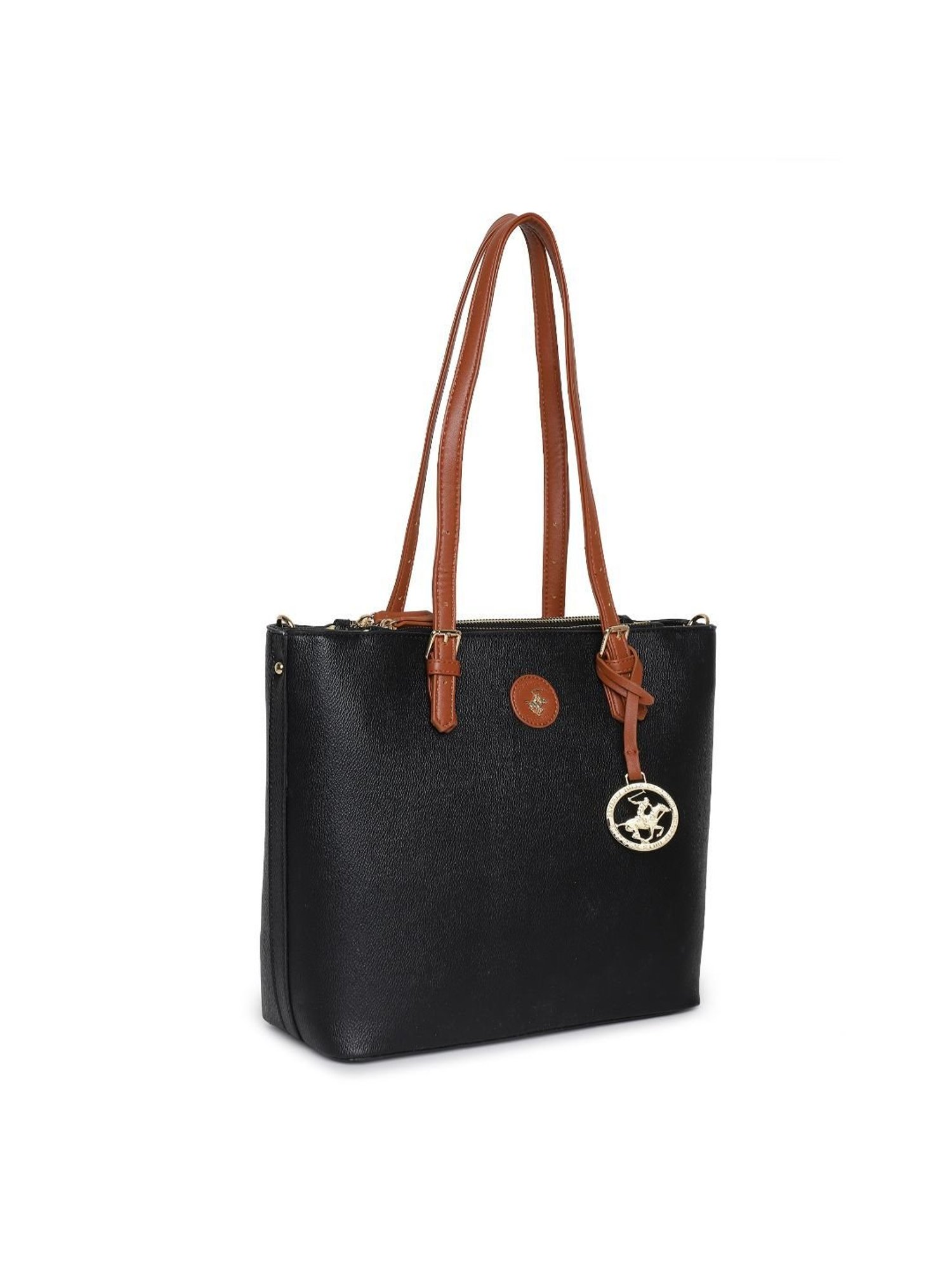 Beverly Hills Polo Club Black Small Tote Bag