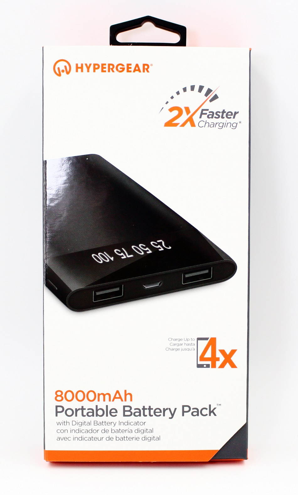 Hypergear 8000mah Portable Charger Power Bank Dual USB Battery Pack Digital