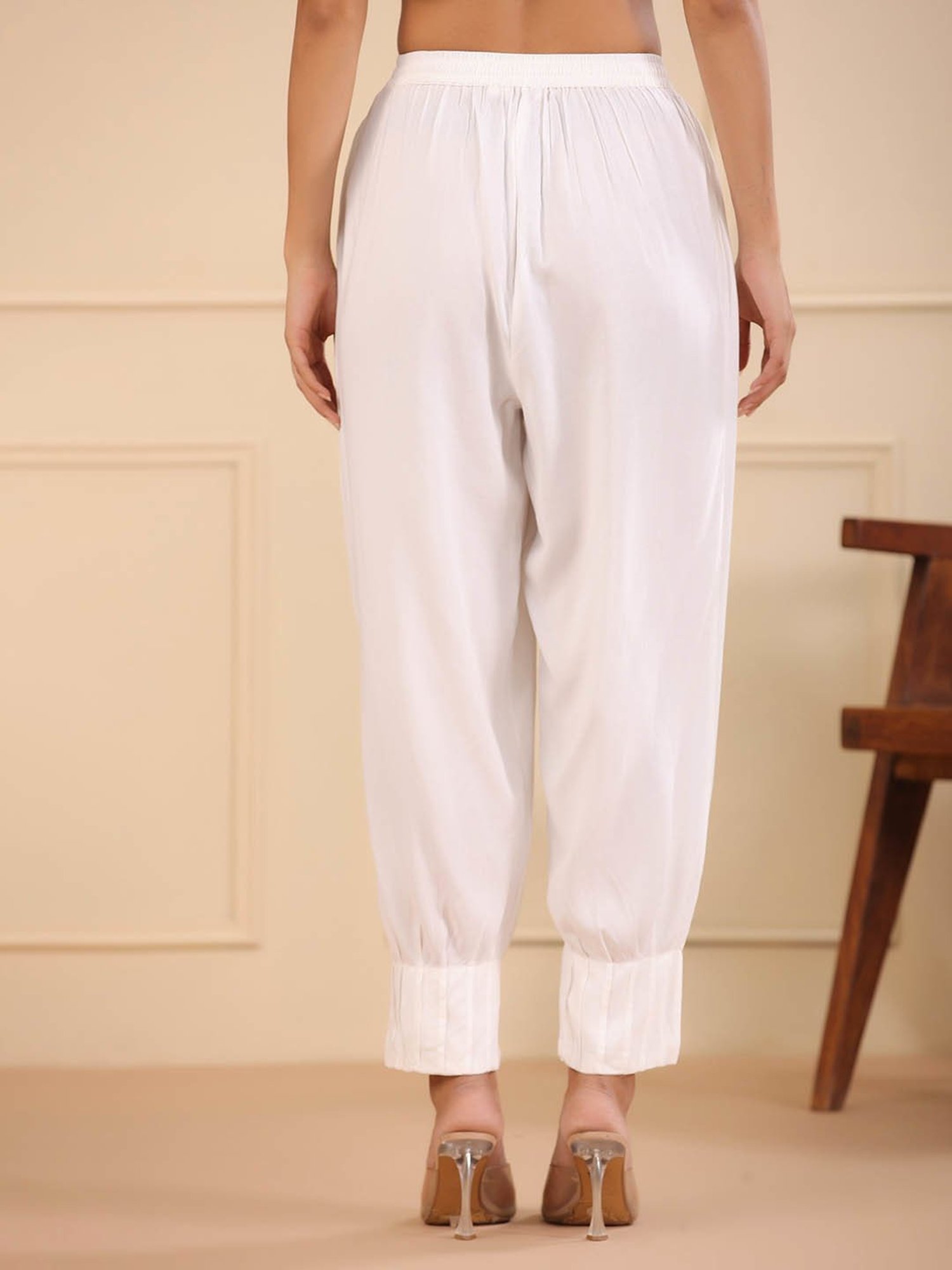 Rain and Rainbow White Salwar