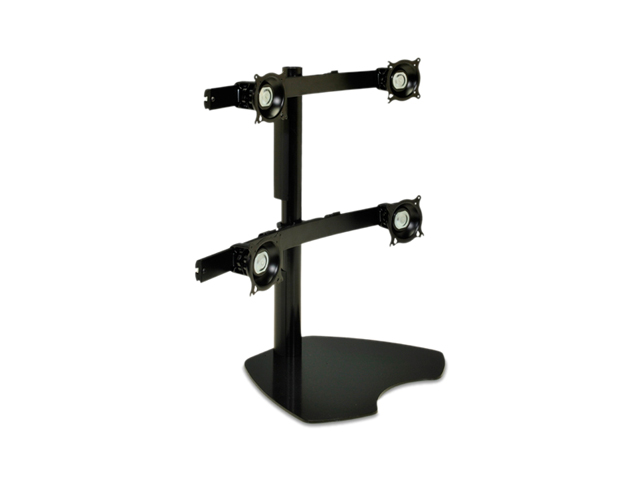 CHIEF KTP440B Flat Panel Quad Monitor Table Stand (Black)