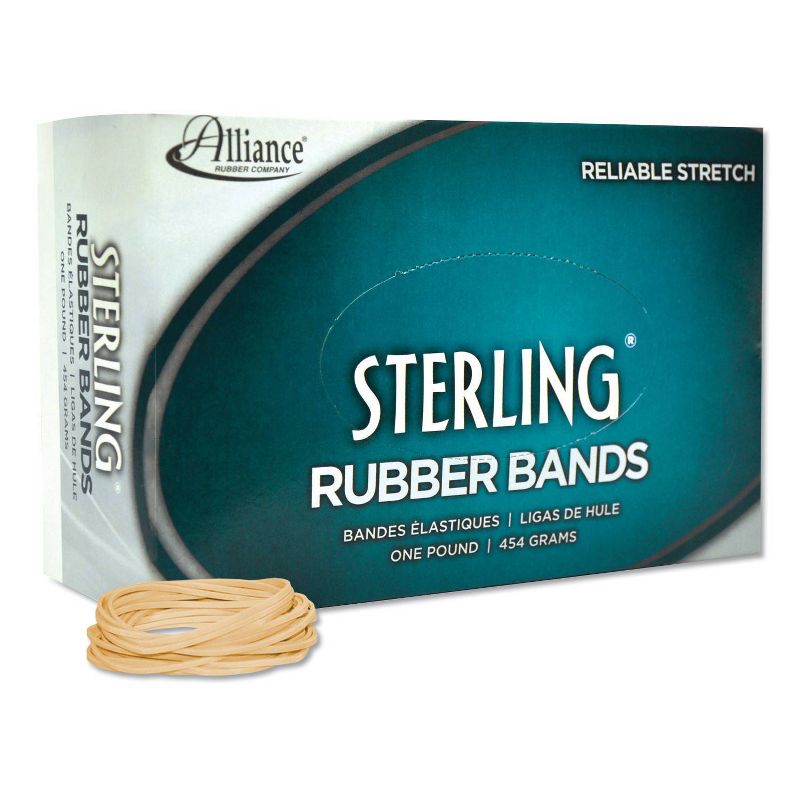 Alliance Sterling Ergonomically Correct Rubber Band, #16, 2-1/2 x 1/16, 2300 Bands/1lb Box