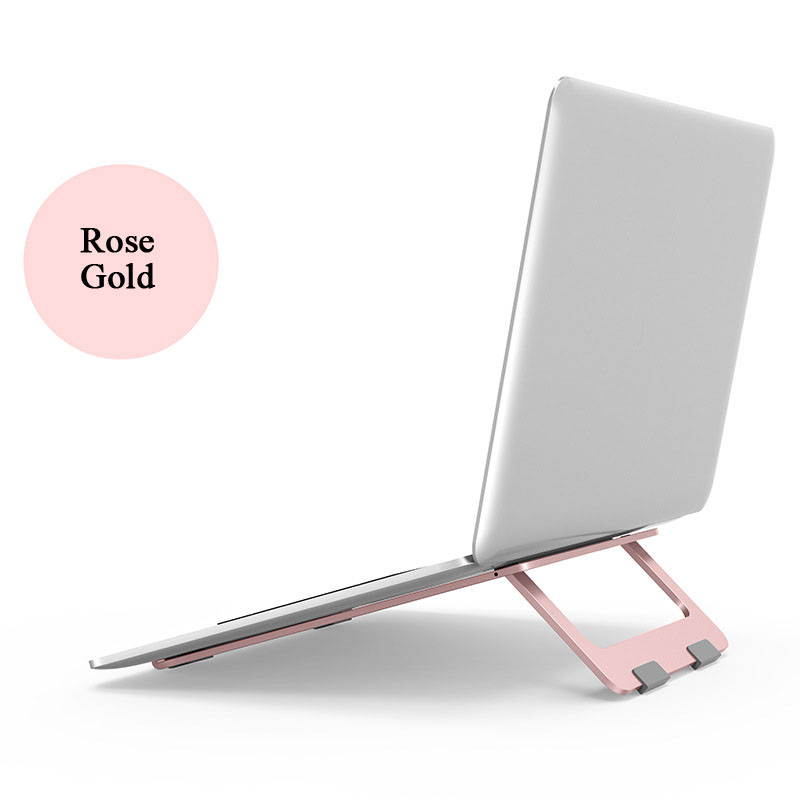 Foldable Laptop Stand Macbook Pro Aluminum Adjustable Desktop Tablet Holder Desk Table Mobile Phone Stand For iPad Air Notebook