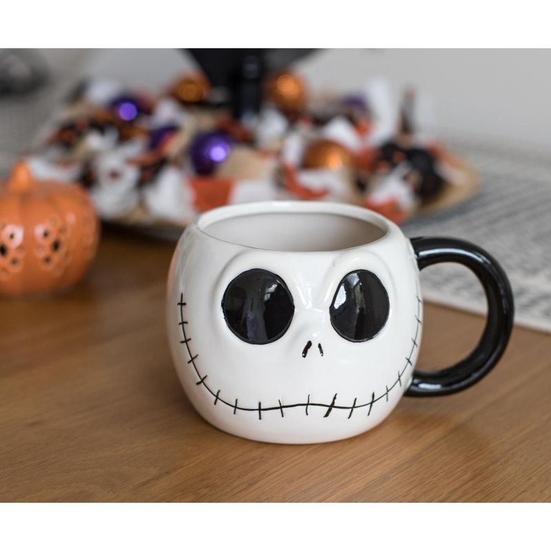 The Nightmare Before Christmas Jack Skellington Sculpted Coffee Mug | 20 Ounces