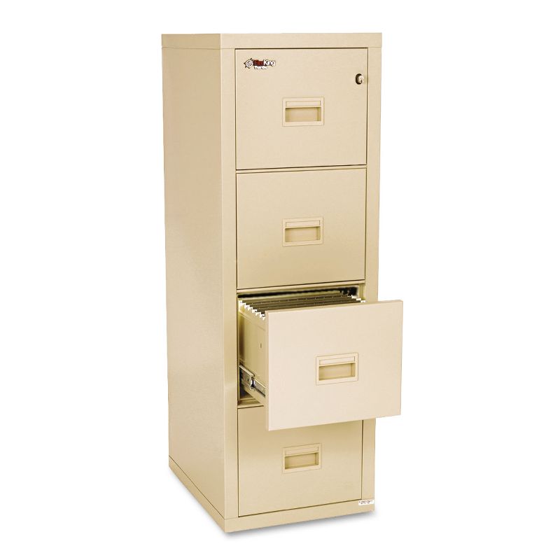 Fireking Turtle Four-Drawer File 17 3/4w x 22 1/8d UL Listed 350^0 for Fire Parchment 4R1822CPA