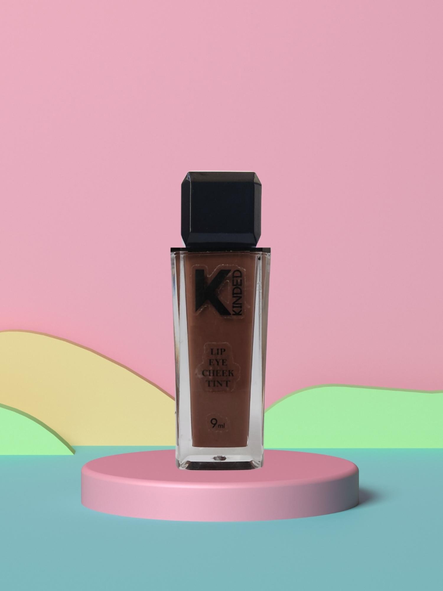 KINDED Lip Eye Cheek Tint Brown Temptation & Choco Brown Combo