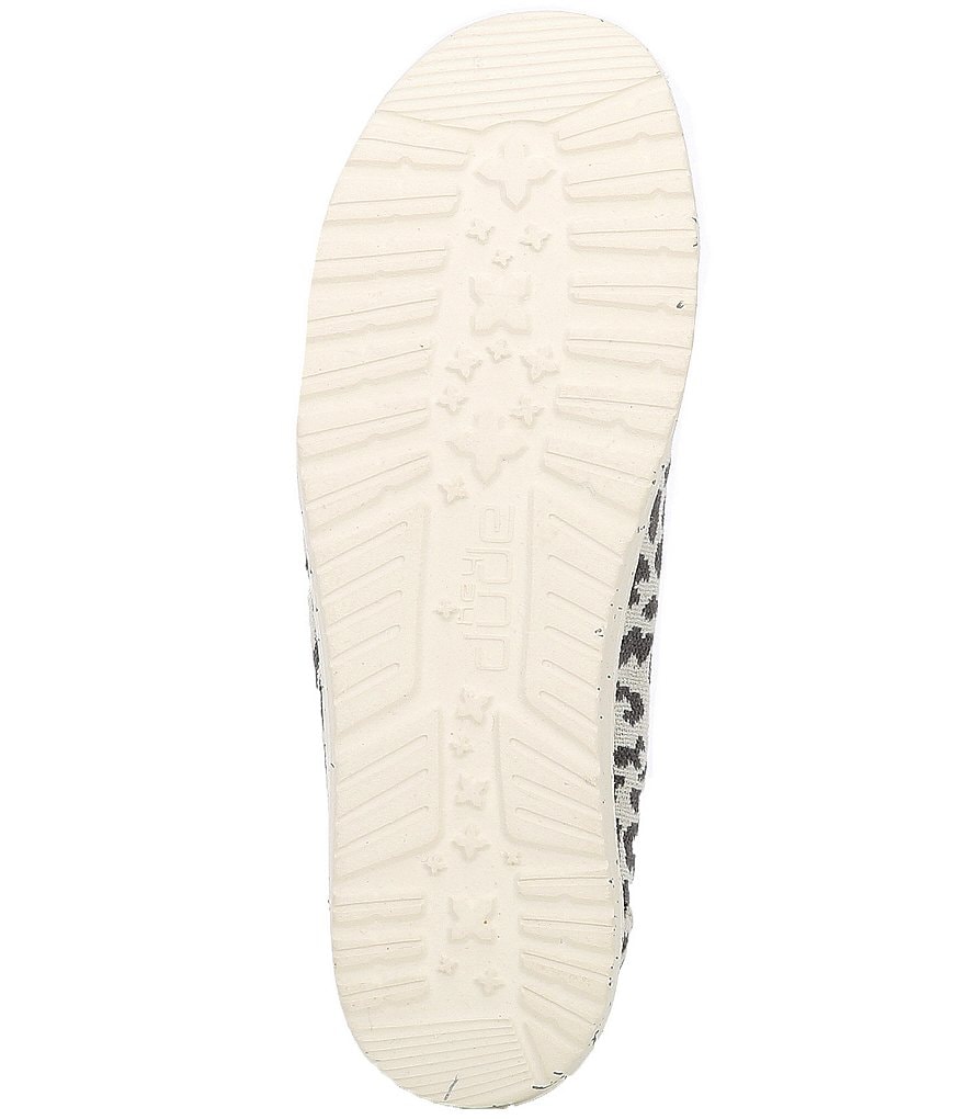Hey Dude Women's Wendy Woven Cheetah Print Washable Slip-Ons