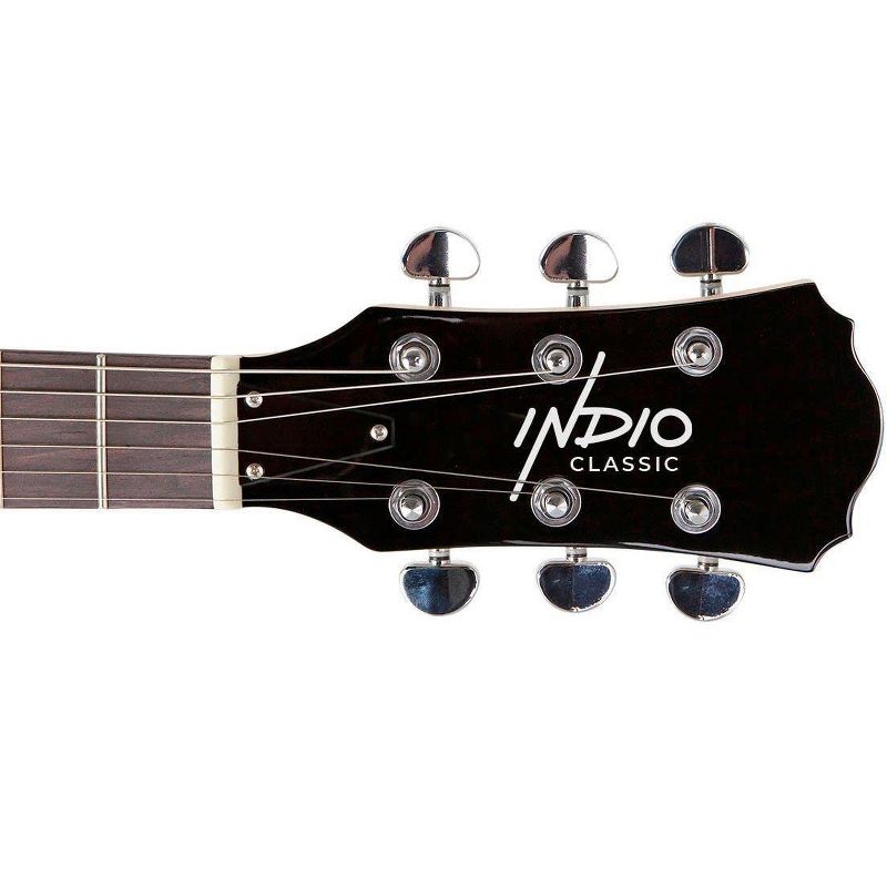 Monoprice Indio Mini 66 Electric Guitar - Goldtop, With Gig Bag