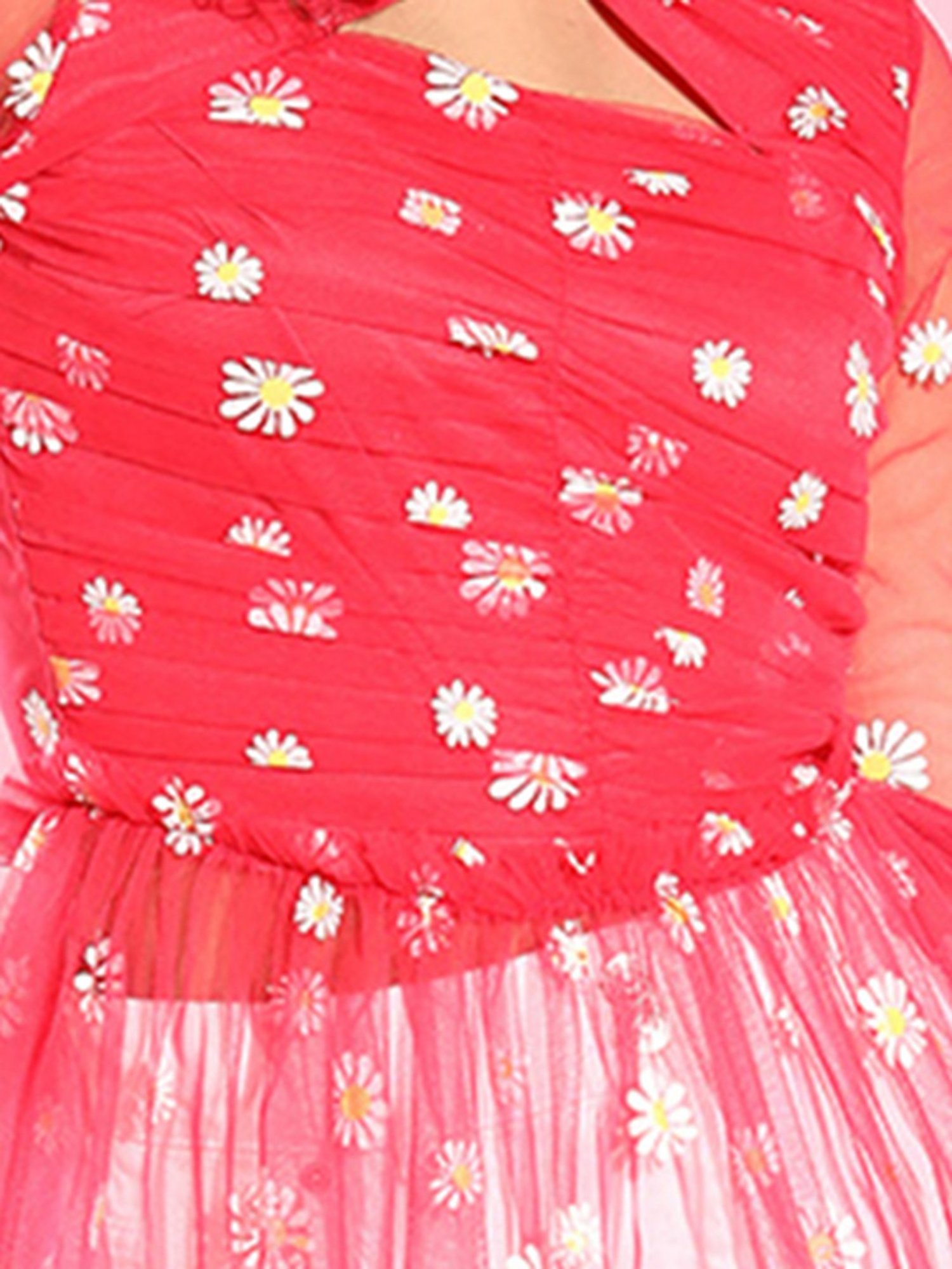 KASSUALLY Red Floral Print Top