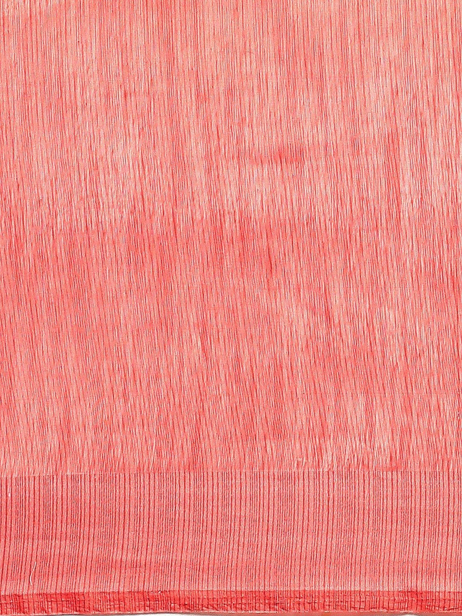 Vaamsi Dark Grey Floral Print Saree With Unstitched Blouse