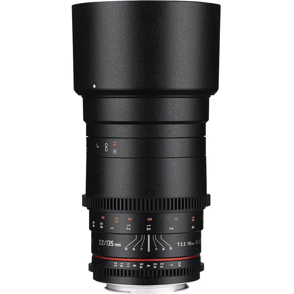 Rokinon 135mm T2.2 Cine DS Ultra Multi Coated Lens for Sony E-Mount #DS135M-NEX