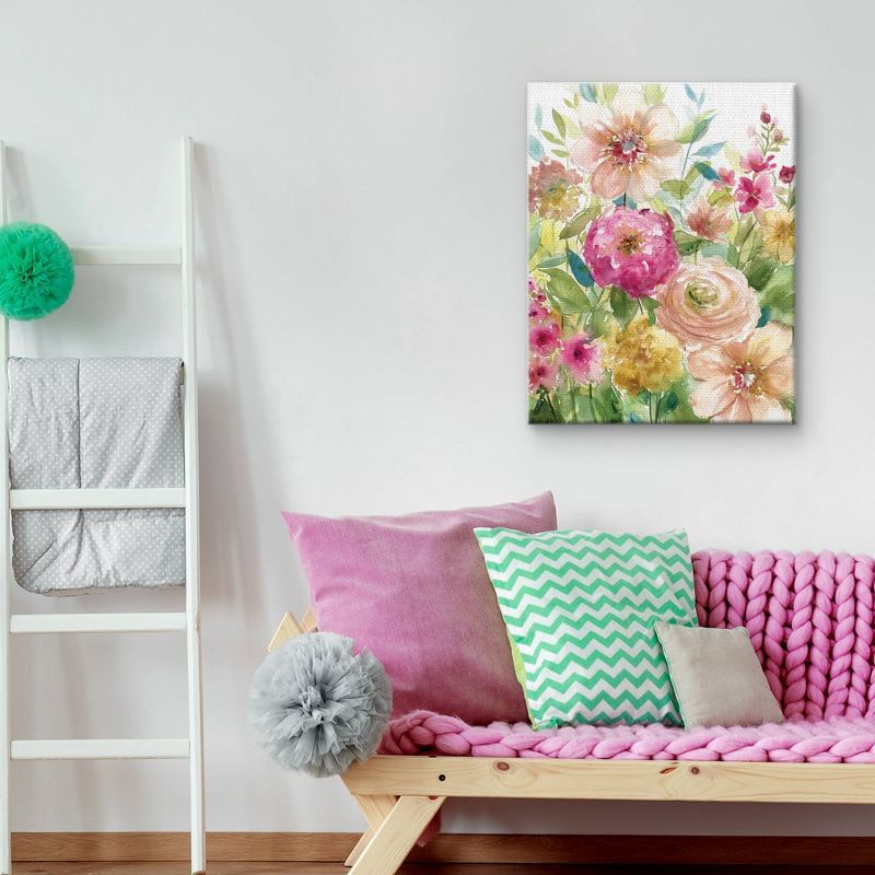 22" x 28" Bloomin' Pretty by Carol Robinson Art on Canvas - Fine Art Canvas