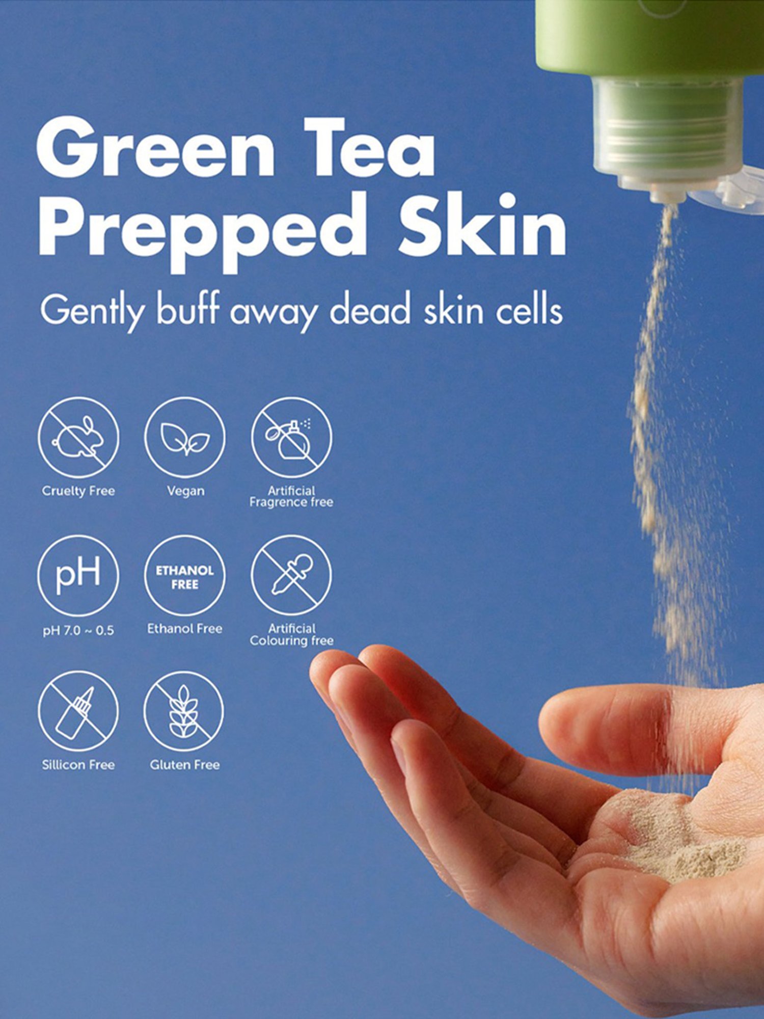 By Wishtrend Green Tea & Enzyme Powder Wash - 110 gm