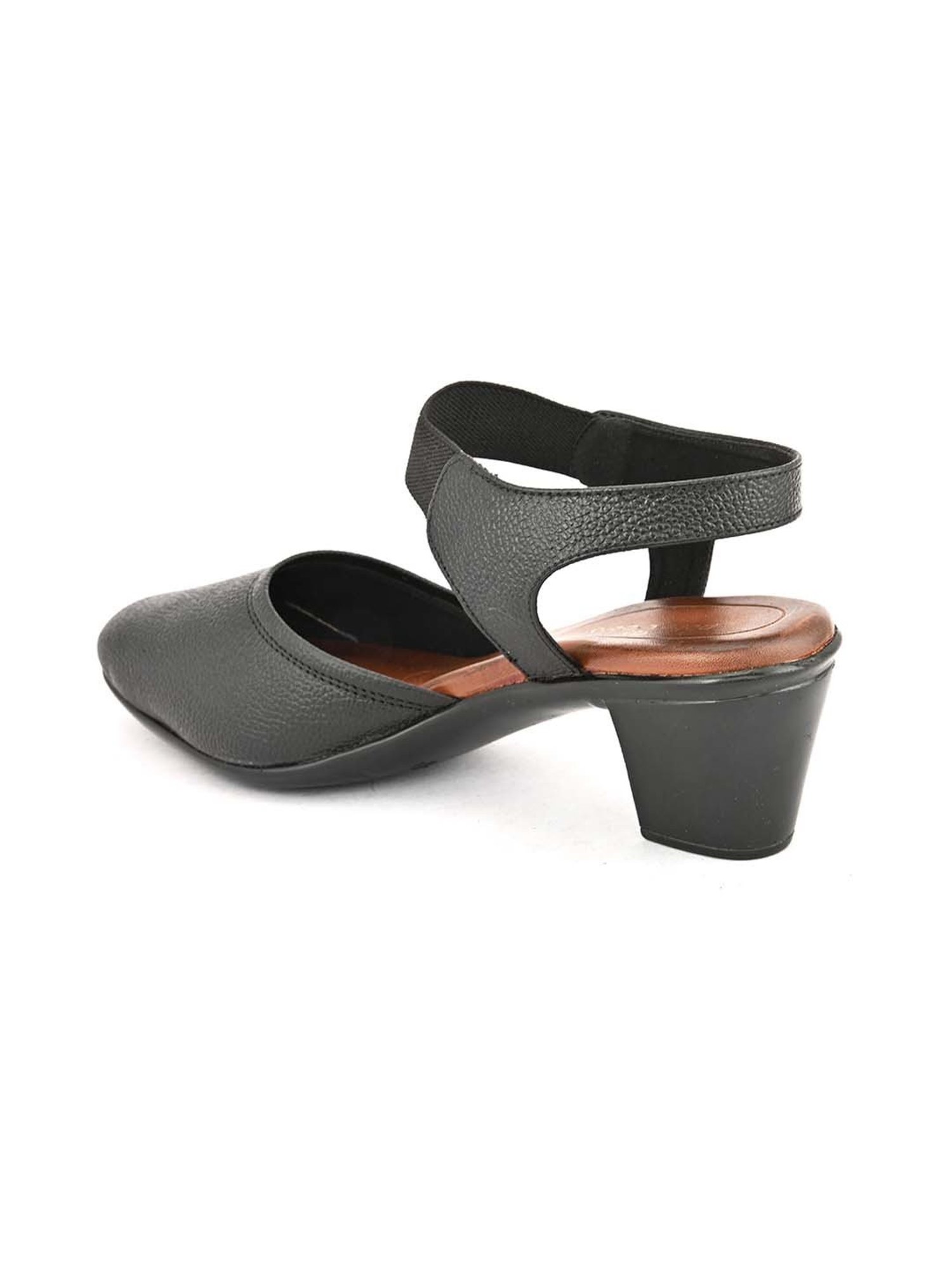 Pelle Albero Women's Black Ankle Strap Sandals