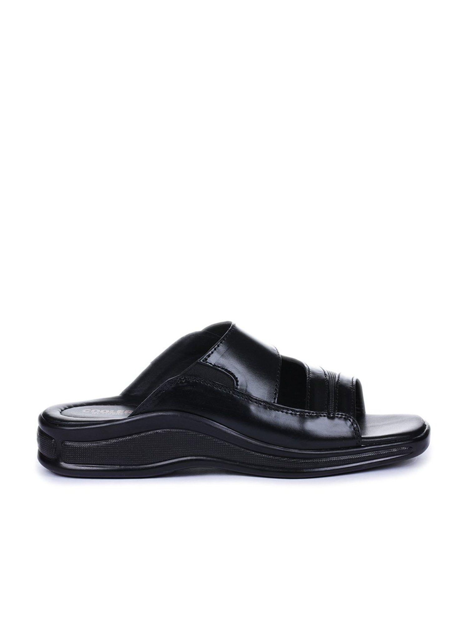 Coolers by Liberty Men's Black Casual Sandals