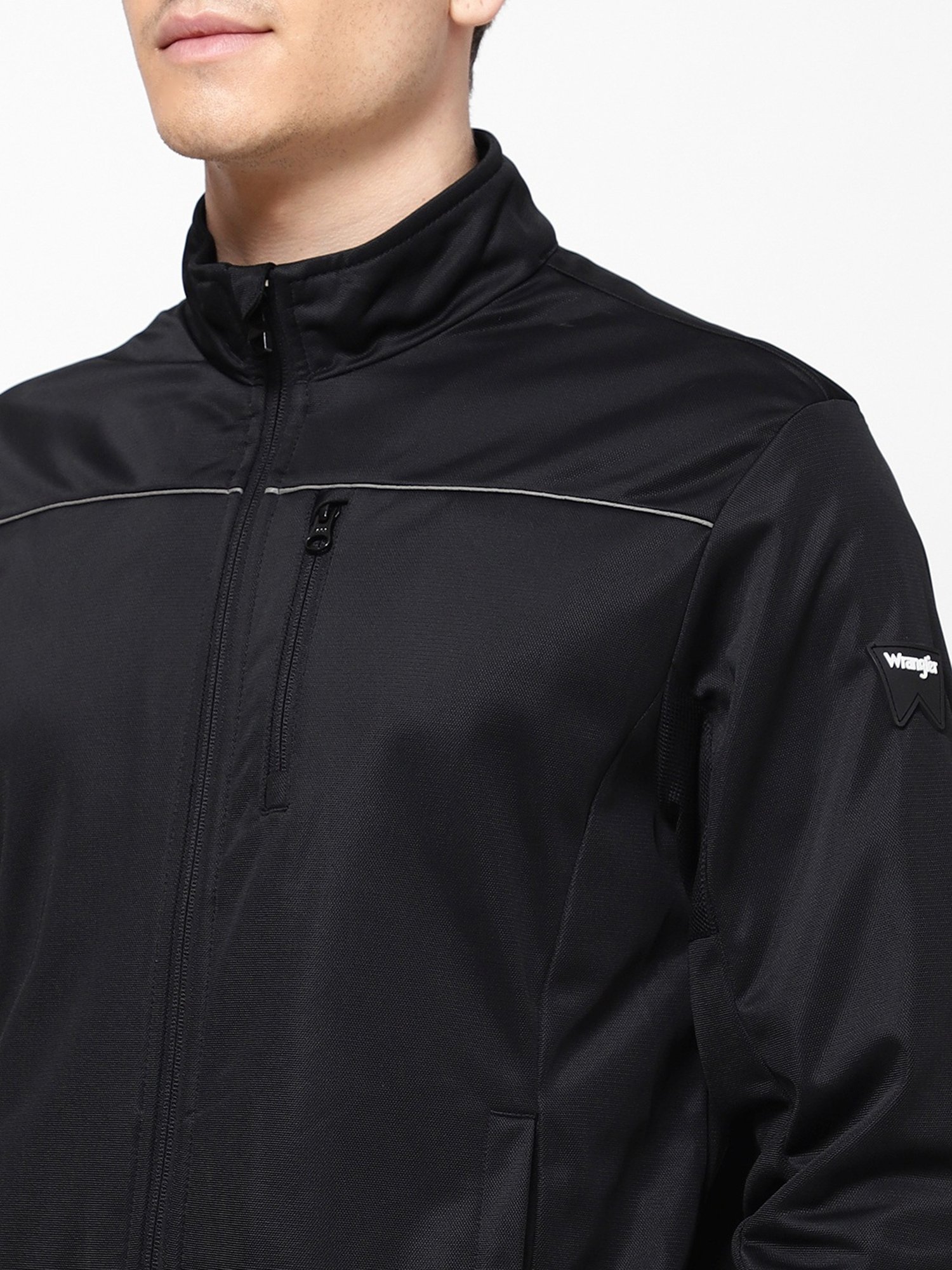 Wrangler Black Regular Fit Jacket